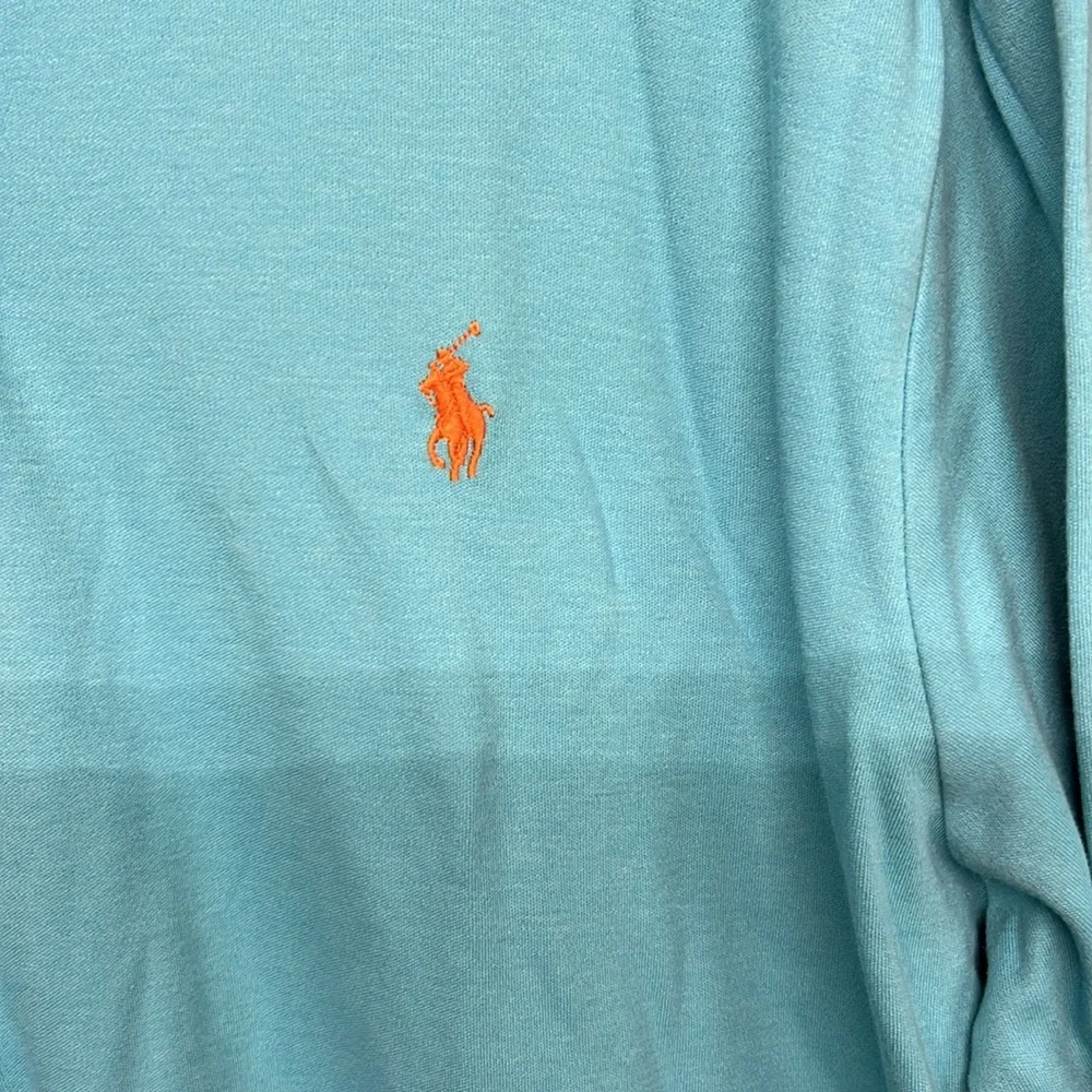 Polo Ralph‎ Lauren Blue With Red Horse Short Sleeve Polo Shirt Size XXL